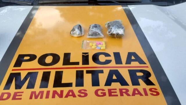 Jovem é preso por tráfico de drogas durante operação na MG-190, em Monte Carmelo