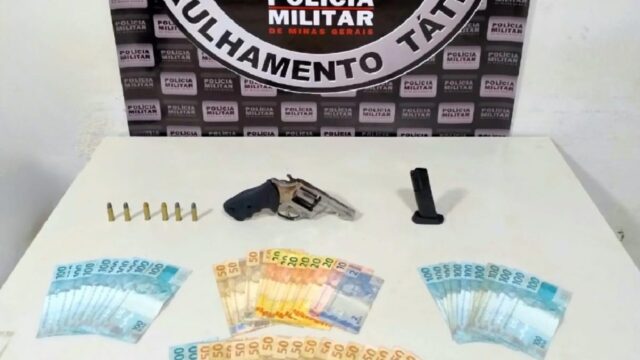 Homem é preso por posse irregular de arma de fogo durante cumprimento de mandado em Araguari