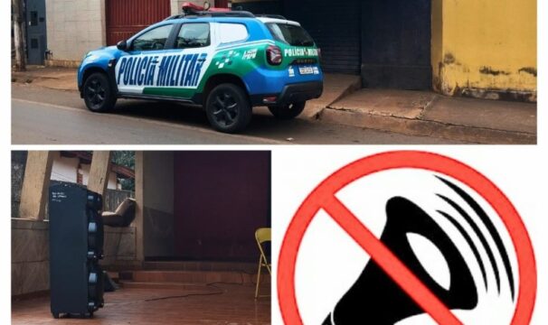 Polícia Militar registra TCO por perturbação do sossego em Pires do Rio