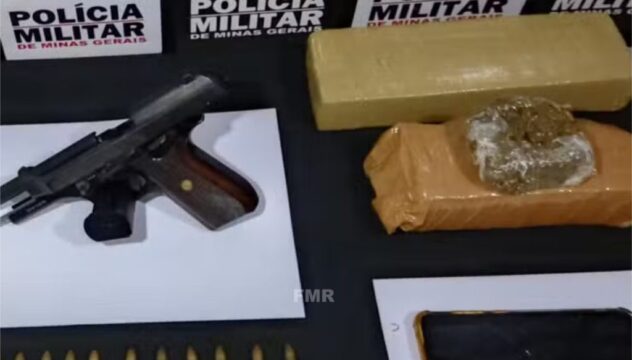 Criminoso procurado em Catalão é preso com arma e drogas em João Pinheiro (MG)