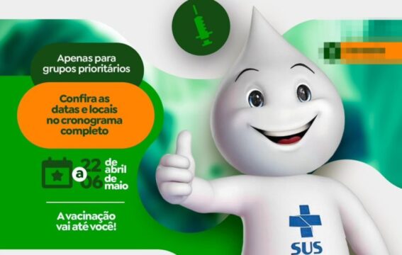 Serviços e vacinação chegam à zona rural de Catalão com programação especial em abril e maio
