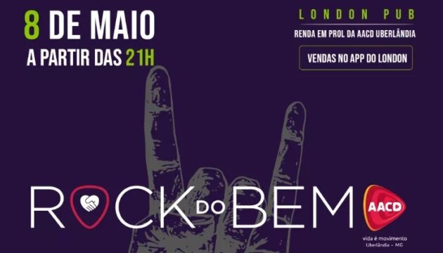 Rock do Bem retorna a Uberlândia com shows solidários para apoiar a AACD