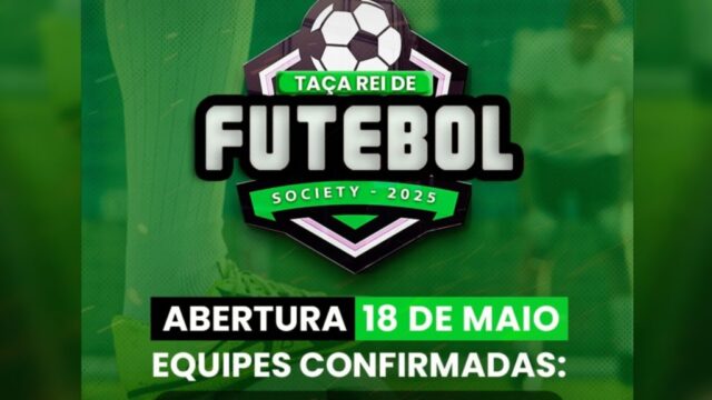 Marzagão abre 2ª edição da Taça Rei de Futebol Society no dia 18 de maio