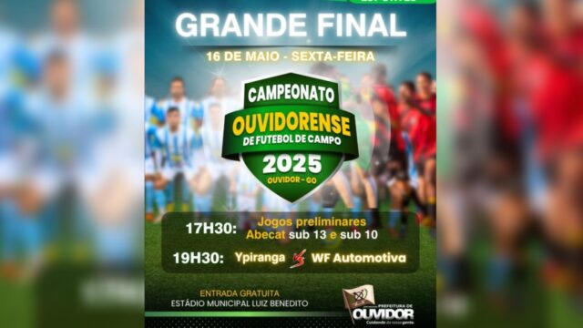 Final do Campeonato Ouvidorense de Futebol de Campo acontece nesta sexta-feira (16)