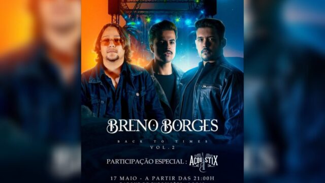 Breno Borges grava segundo DVD “Back to Times” com show especial no Parque de Exposições de Catalão