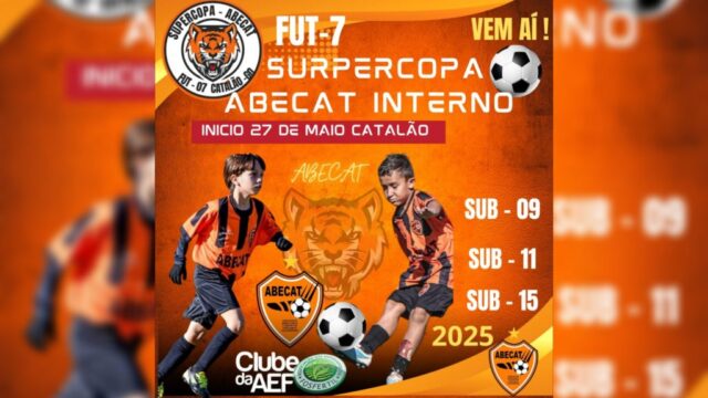 Supercopa Abecat Interno de Fut-7 começa nesta terça-feira, 27 em Catalão