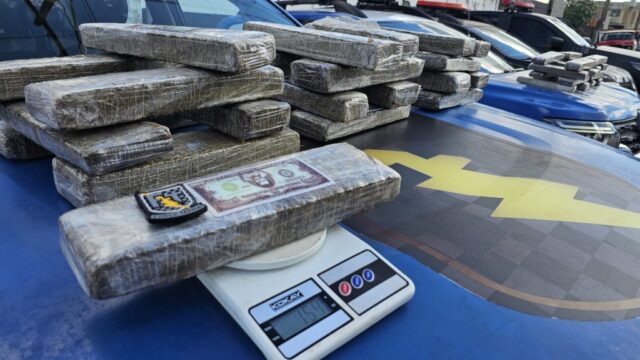 Operação conjunta da Força Tática, CPE e GEIC prende traficante com 40 kg de maconha em Catalão
