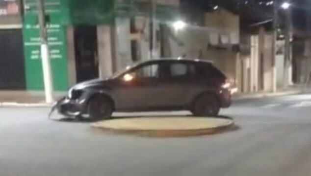 Motorista é preso por embriaguez ao volante após acidente sem vítimas no Centro de Catalão