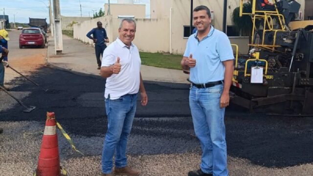 Prefeitura de Ouvidor inicia recapeamento asfáltico no Jardim América