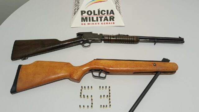 Homem de 26 anos é preso por posse ilegal de arma de fogo em Estrela do Sul
