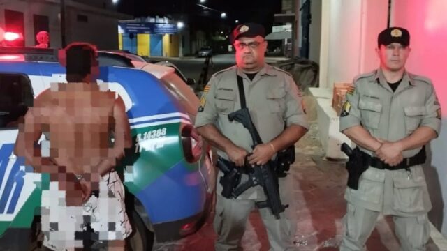 Homem de 42 anos é preso por violência doméstica, ameaça e desacato em Orizona