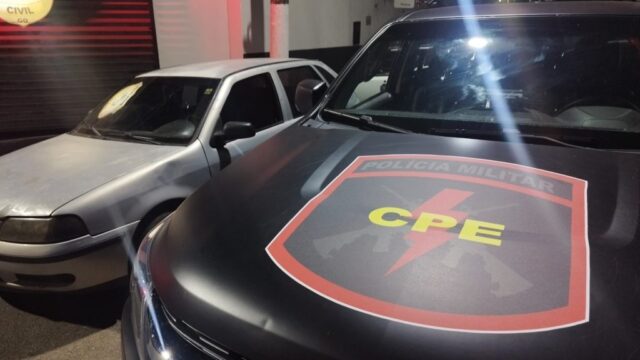 CPE recupera veículo furtado e prende dois suspeitos em Goiandira