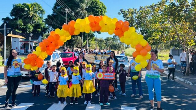 Anhanguera promove caminhada para conscientizar sobre abu5o e 3xploração infantil