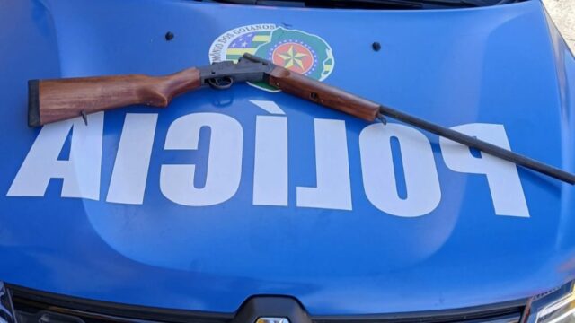 Homem é preso por posse ilegal de arma de fogo após caso de violência doméstica em Catalão