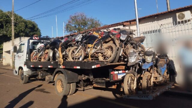 Polícia Militar de Monte Carmelo apreende mais 18 motos, totalizando 43 motocicletas furtadas, em continuidade à operação contra quadrilha de furtos e adulteração de veículos