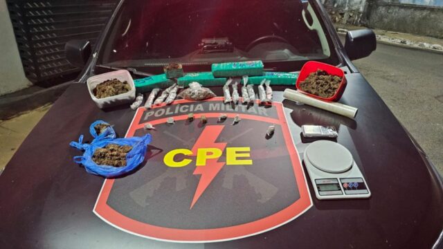 CPE prende homem de 42 anos por tráfico de drogas no bairro Parati, em Catalão