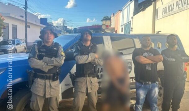 Foragido por violência doméstica é capturado em ação conjunta em Santa Cruz de Goiás