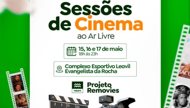 Cinema ao ar livre e inclusão: Projeto Re.Movies chega a Catalão com sessões gratuitas na Represa do Clube do Povo