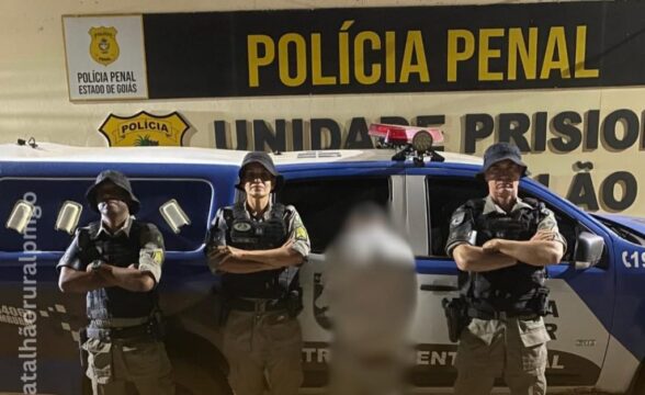 Foragido da Justiça por roubo é preso em propriedade rural de Catalão