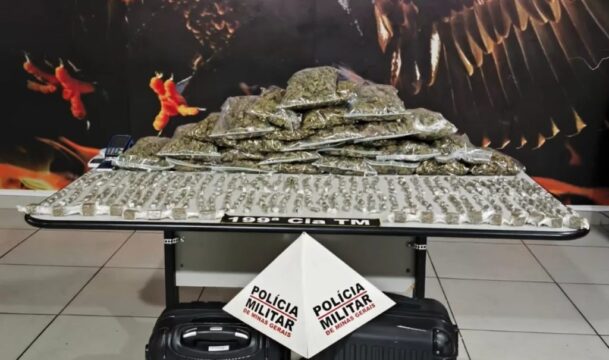 Quase 500 porções de maconha: jovem é preso durante operação no bairro São Jorge, em Uberlândia