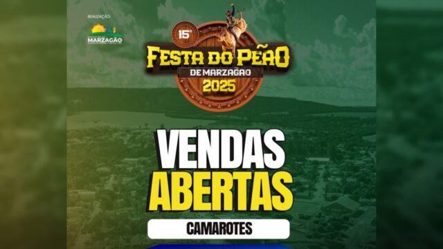 Vendas de camarote para Festa do Peão de Marzagão já estão abertas