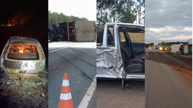 PRF registra quatro acidentes com dois feridos graves durante Operação Corpus Christi na BR-050, em Goiás