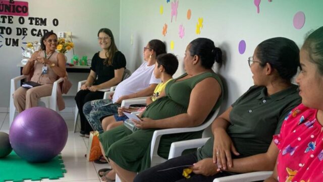 Equipe da Atenção Básica de Marzagão realiza 2º Encontro de Gestantes com foco na fisioterapia