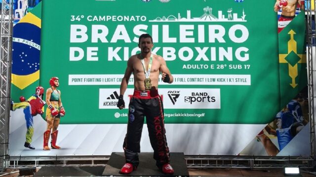 Atleta de Orizona é bicampeão brasileiro de Kickboxing em campeonato nacional em Brasília