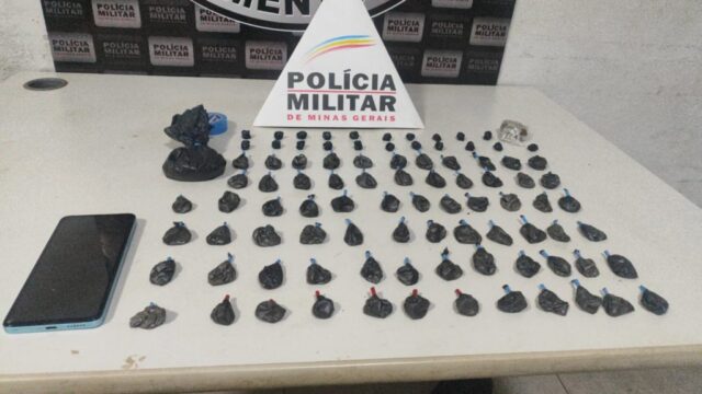 Homem é preso por tráfico de drogas no bairro São Judas, em Araguari