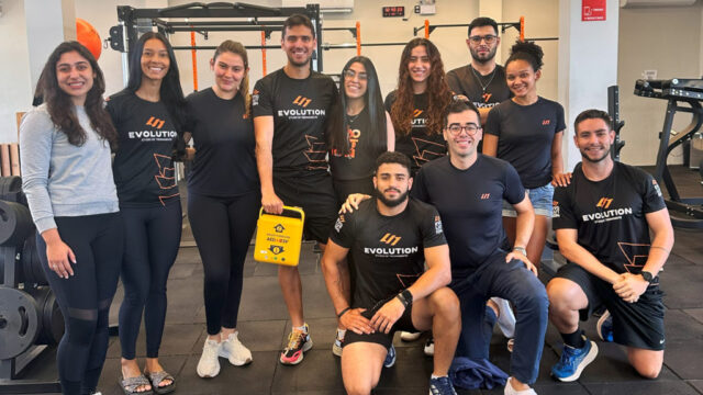 Evolution sai na frente: primeira academia de Catalão com desfibrilador e equipe treinada para salvar vidas