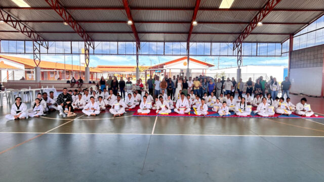 EFAM realiza 1º Exame de Faixas Coloridas no Colégio Militar Íris Rezende em Catalão; evento reúne 50 atletas e homenageia a Lunna Ferreira Freire, campeã internacional