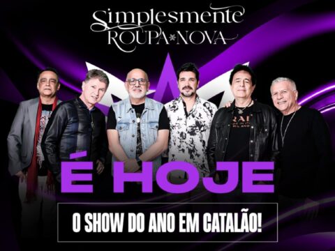 Roupa Nova se apresenta nesta sexta-feira (20) em Catalão com a turnê “4 Décadas de Sucesso”