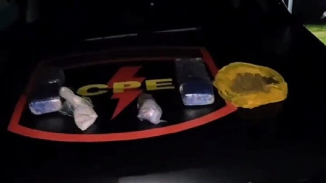 Homem é preso por tráfico de drogas em Morrinhos após abordagem da CPE e Polícia Militar