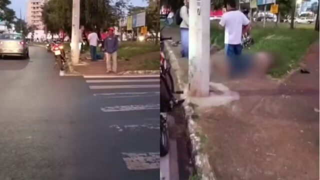 Motociclista morre após colisão com carro no Trevo do Belvedere, em Uberlândia