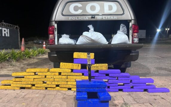 Cristalina: Operação da PM prende traficantes e apreende 71 kg de drogas em rodovias de Goiás