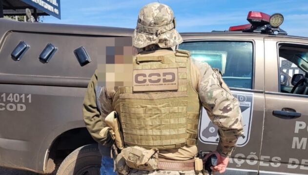 Foragido da Justiça é preso pelo COD durante operação em Cristalina (GO)