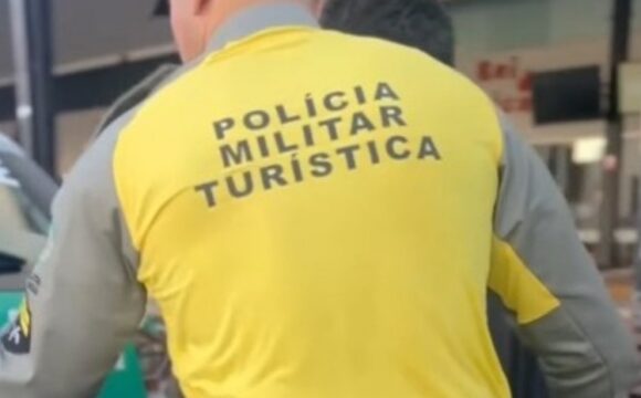 Homem é preso após agredir esposa em praça pública no centro de Caldas Novas