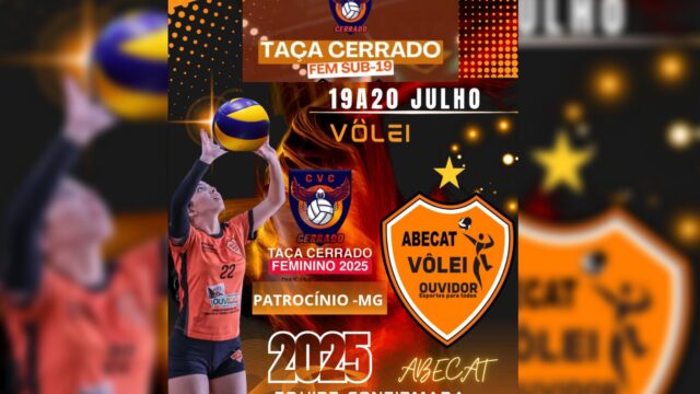 Equipe ABECAT Vôlei Feminino de Ouvidor é confirmada na Taça Cerrado em Patrocínio