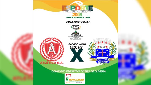 Final da 3ª Copa Regional de Futebol Amador agita Nova Aurora neste sábado