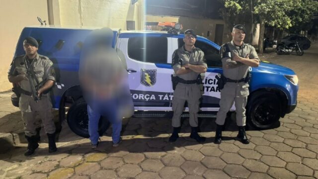 Foragido da Justiça é recapturado pela Força Tática em Pires do Rio