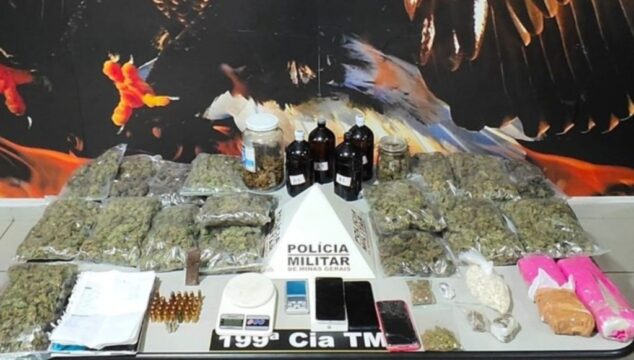 Roubo a pedestre leva PM a 'esconderijo' de drogas vindas do Paraguai e vendidas em Uberlândia