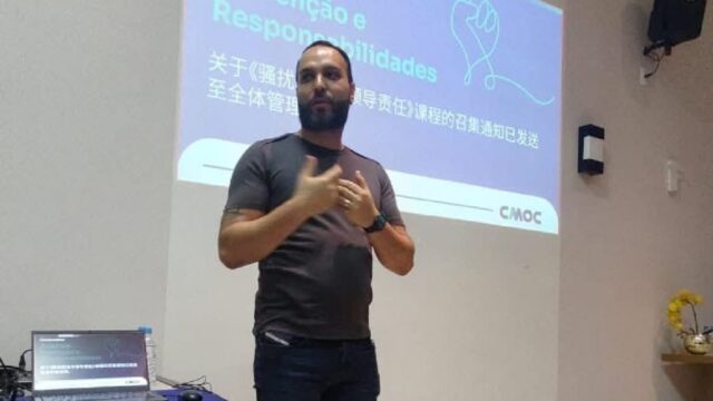 Presidente do Sindicato Metabase participa de curso sobre assédio e reforça combate às violações no ambiente de trabalho