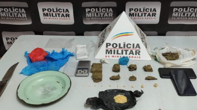 Homem de 24 anos é preso por tráfico de drogas e receptação de fios de cobre em Coromandel