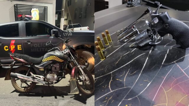 Idoso é rendido durante roubo violento em Catalão e CPE prende um dos suspeitos