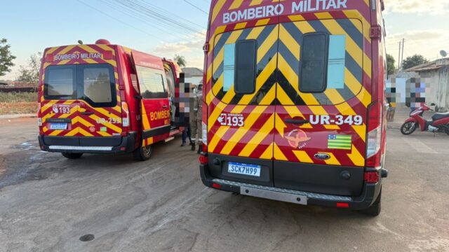 Mulher e criança ficam feridas após colisão entre carro e moto em Catalão