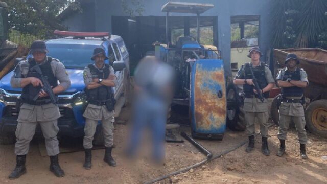 Batalhão Rural recupera trator avaliado em R$ 60 mil e prende suspeito de receptação em Ipameri
