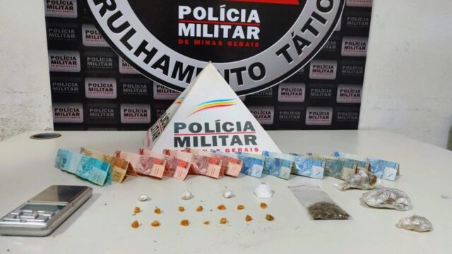 Adolescentes são apreendidos por tráfico de drogas em Araguari; PM encontra crack, maconha e cocaína durante ação