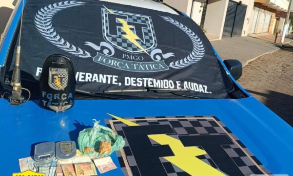 Polícia Militar prende homem por tráfico de drogas em Ipameri