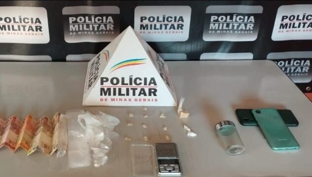 Polícia Militar prende homem por tráfico de drogas em Coromandel durante operação