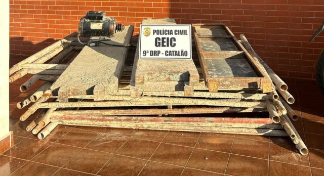 Polícia Civil prende dupla suspeita de furtos em série em obras de Catalão